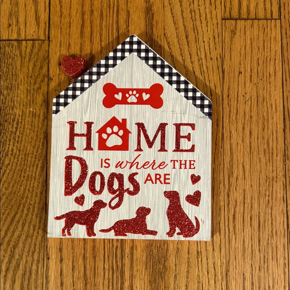 Dog-Themed Freestanding Sign